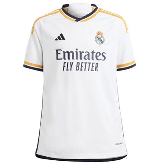 adidas Real Madrid 2023-24 Youth Home Stadium Jersey