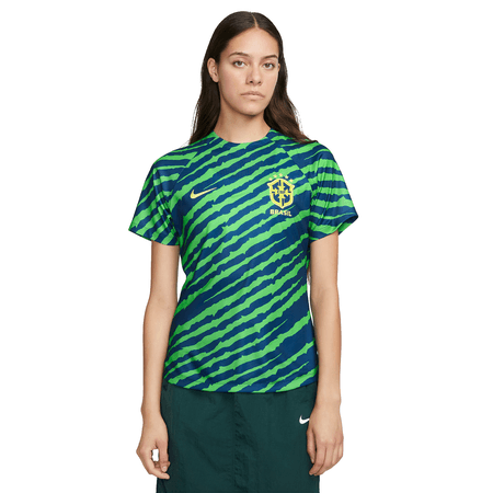 Nike Brazil 2022-23 Camiseta de Pre-Partido para Mujeres