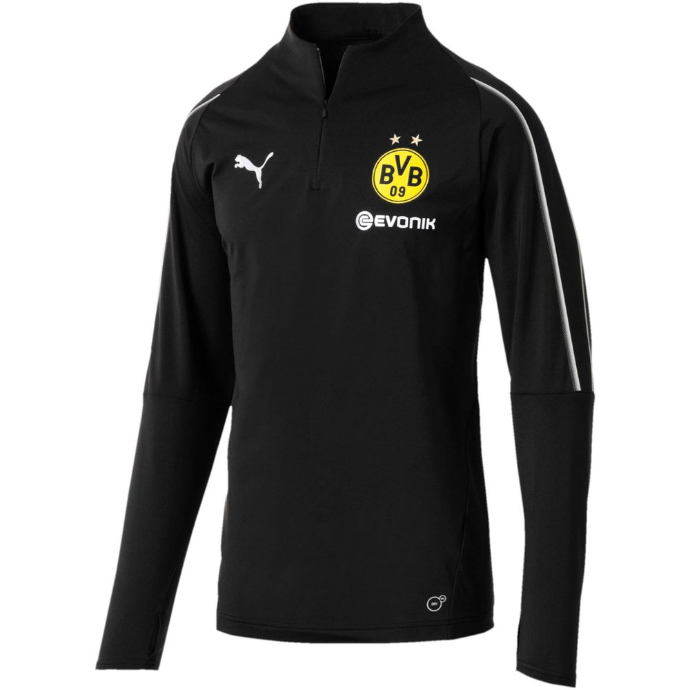 microfoon Uit bezoek Puma BVB Dortmund Men's 1/4 Zip Training Top | WeGotSoccer