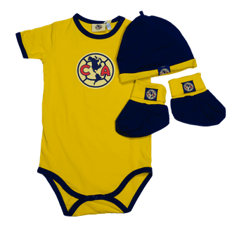 Club America Baby Soccer jersey Black Color Futbol Bodysuit