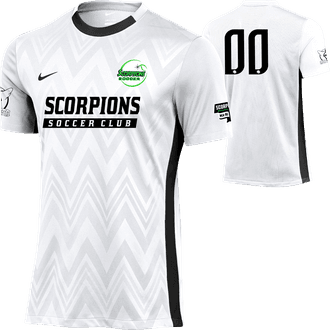 Scorpions SC White Jersey