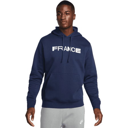 Nike France 2022-23 Mens Club Fleece Hoodie