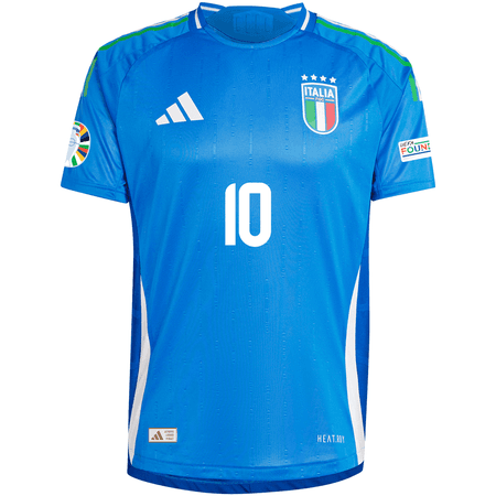 adidas Italy 2024 Mens Home Match Player Jersey - EURO 2024