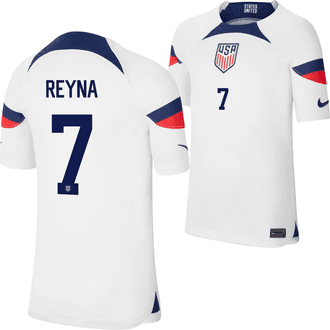 Nike Giovanni Reyna USA 2022-23 Youth Home Stadium Jersey
