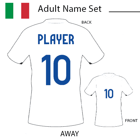 Italy 2024 Adult Nameset