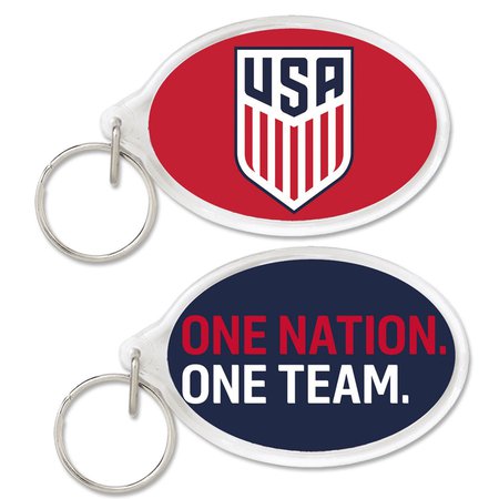 USA National Team Acrylic Key Ring Carded Oval
