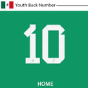 Mexico 2022 Youth/Women Back Number