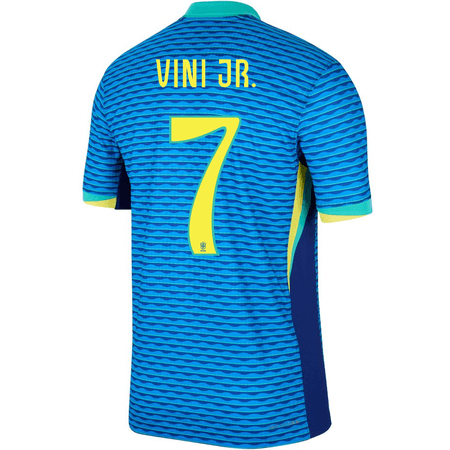 Nike Brazil 2024 Mens Away Authentic Match Vini Jr. Jersey