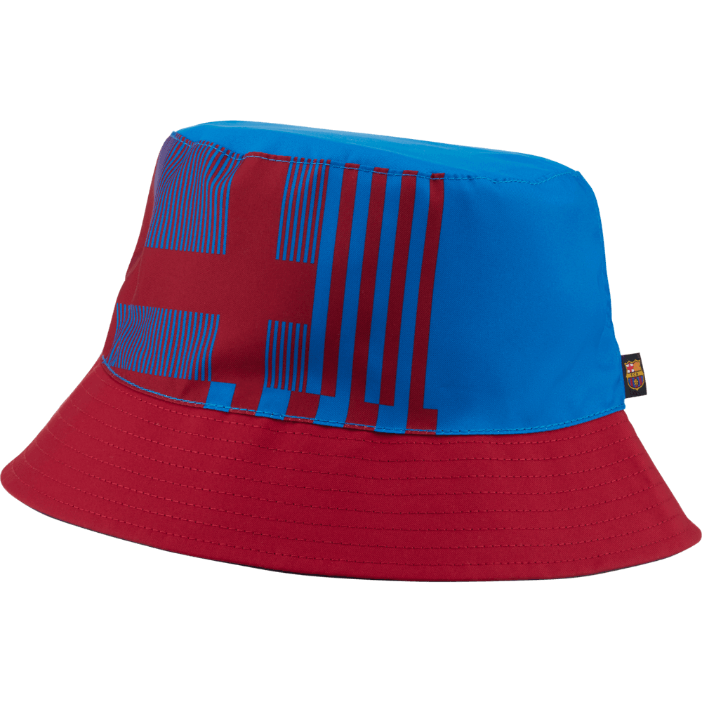 Nike 2021-22 Barcelona FC Reversible Bucket Hat | WeGotSoccer