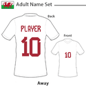 Wales 2022 Adult Name Set