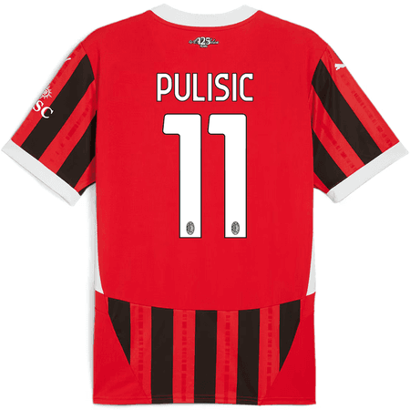 Puma AC Milan 2024-25 Mens Christian Pulisic Home Stadium Jersey