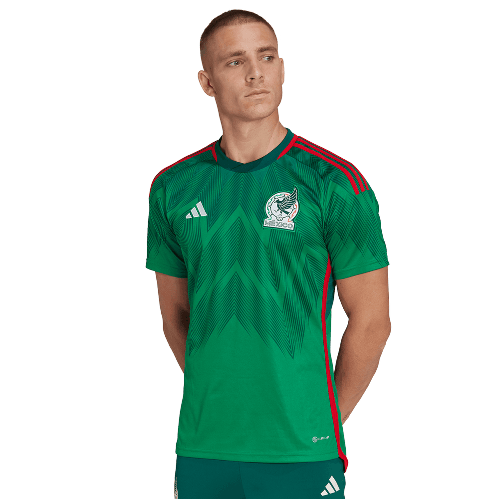 Youth Adidas Green Mexico National Team 2022/23 Home Custom Replica Jersey Size: Medium