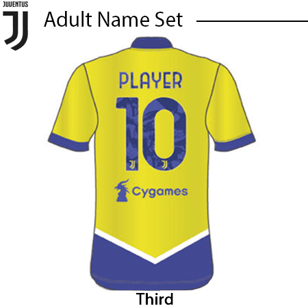 Juventus 21-22 / 22-23 Adult Name Set