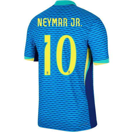 Nike Brazil Mens Away Authentic Match Neymar Jersey