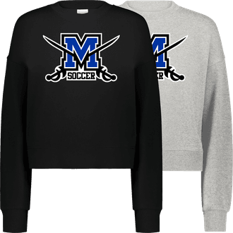 MHS Soccer Womens Slouchy Crew