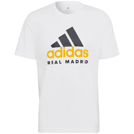 adidas Real Madrid Mens Short Sleeve DNA Graphic Tee