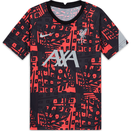 Nike Liverpool FC 2020-21 Youth Short Sleeve Pre-Match Top
