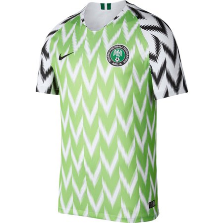 Nike Nigeria 2018 World Cup Home Stadium Jersey