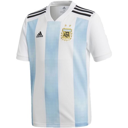 adidas Argentina 2018 World Cup Youth Home Replica Jersey