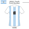 Argentina 2024 Adult/Women/Youth Front Number