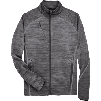 North End Mélange Bonded Fleece Jacket