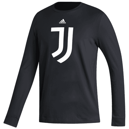 adidas Juventus Mens Long Sleeve Crest Tee
