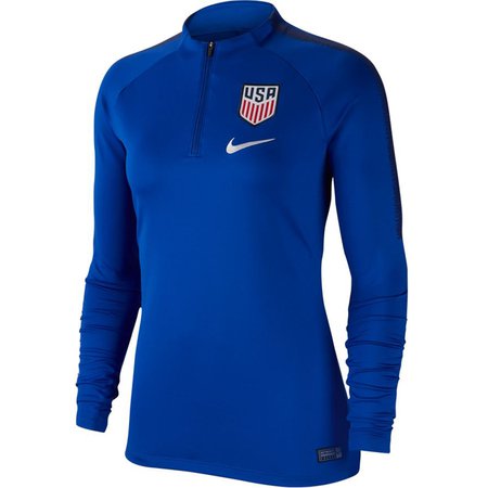 Nike USA Camiseta Dry Squad Drill Top para Mujeres