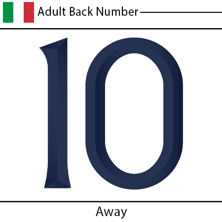 Italy 2023 Adult Back Number