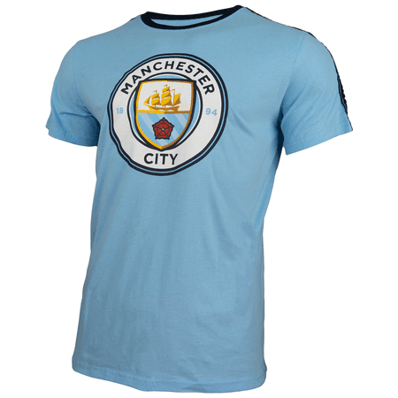 Manchester City Mens Taped Short Sleeve Tee
