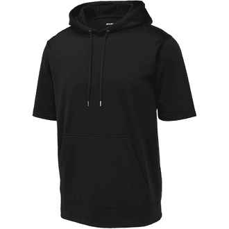 Sport-Tek Fleece Short Sleeve Hooded Pullover