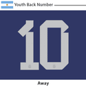 Argentina 2022 Youth Back Number