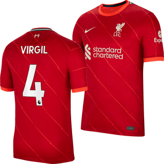 Nike Liverpool Virgil Home 2021-22 Replica Jersey