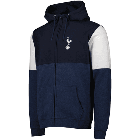Tottenham Mens Full Zip Color Block Hoodie