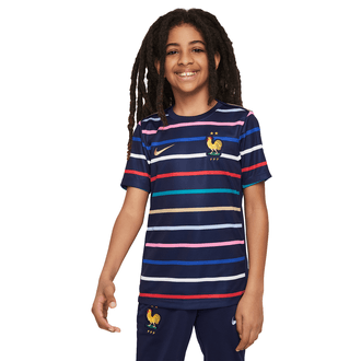 Nike France Youth Academy Pro Short Sleeve Pre-Match Top