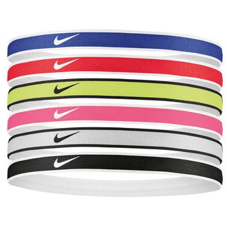 Nike Tipped Swoosh Sport Headbands 6Pk 2.0