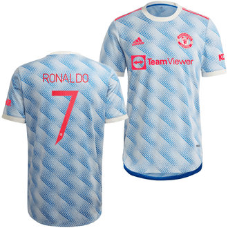 adidas Manchester United Ronaldo Away 2021-22 Authentic Cup Jersey