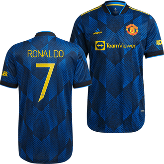 adidas Manchester United Ronaldo 3rd 2021-22 Authentic Cup Jersey
