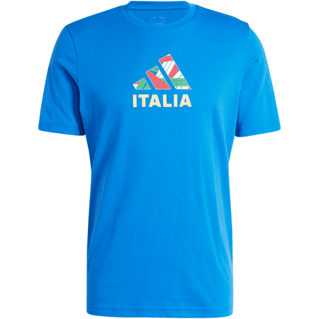 adidas Italy Mens Short Sleeve Graphic Tee