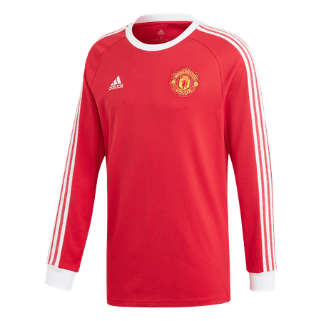 Adidas Mens Manchester United Long Sleeve Icon Tee