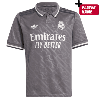 adidas Real Madrid 2024-25 Youth 3rd Stadium Jersey