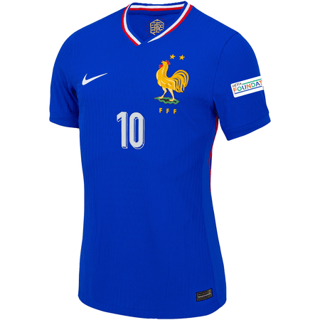 Nike France Mens Home Authentic Match Mbappe Jersey - EURO 2024
