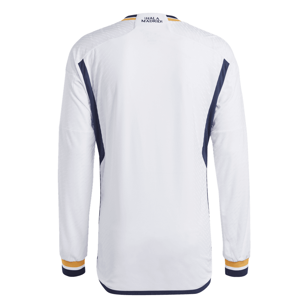 adidas Real Madrid 2023 White Authentic Long Sleeve Jersey