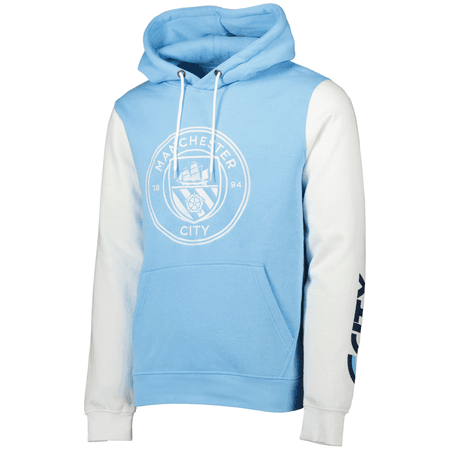 Manchester City Mens Color Block Pullover Hoodie