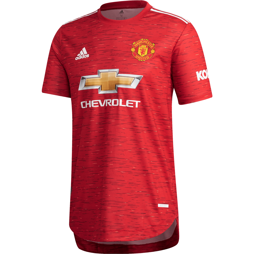adidas Manchester United Home 2020-21 Men's Authentic Jersey ...