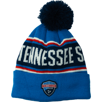 Tennessee Soccer Club Jacquard Pom Tazzle Beanie