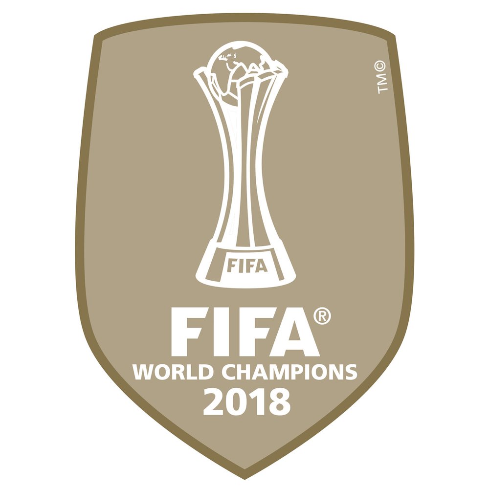 FIFA Club World Cup Champions Patch 2018 (Gold)  World cup champions, Club world  cup, World cup