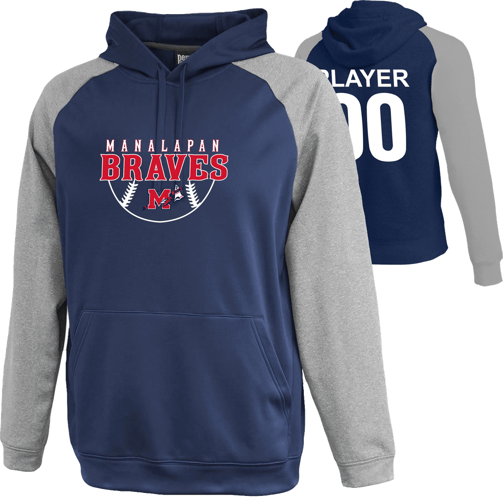 Manalapan Baseball Hoodie with name | WGT