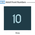 Argentina 2020 Adult Front Numbers