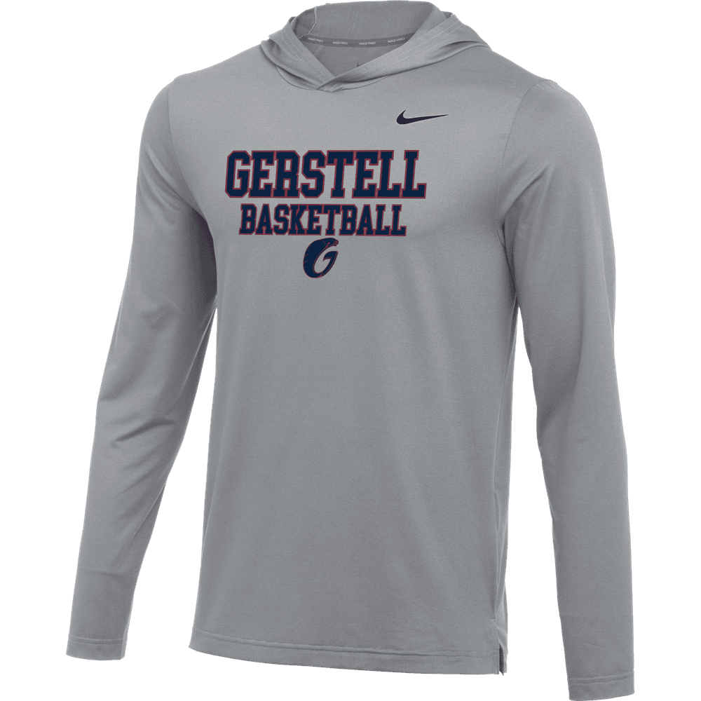 Gerstell Academy Basketball Grey LS Hood | WGT