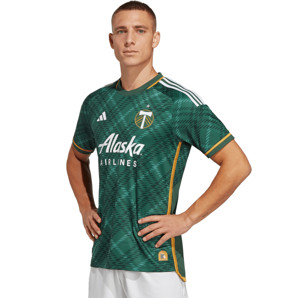 Kid's Replica Adidas Portland Timbers Home Jersey 2023 - Youth XL